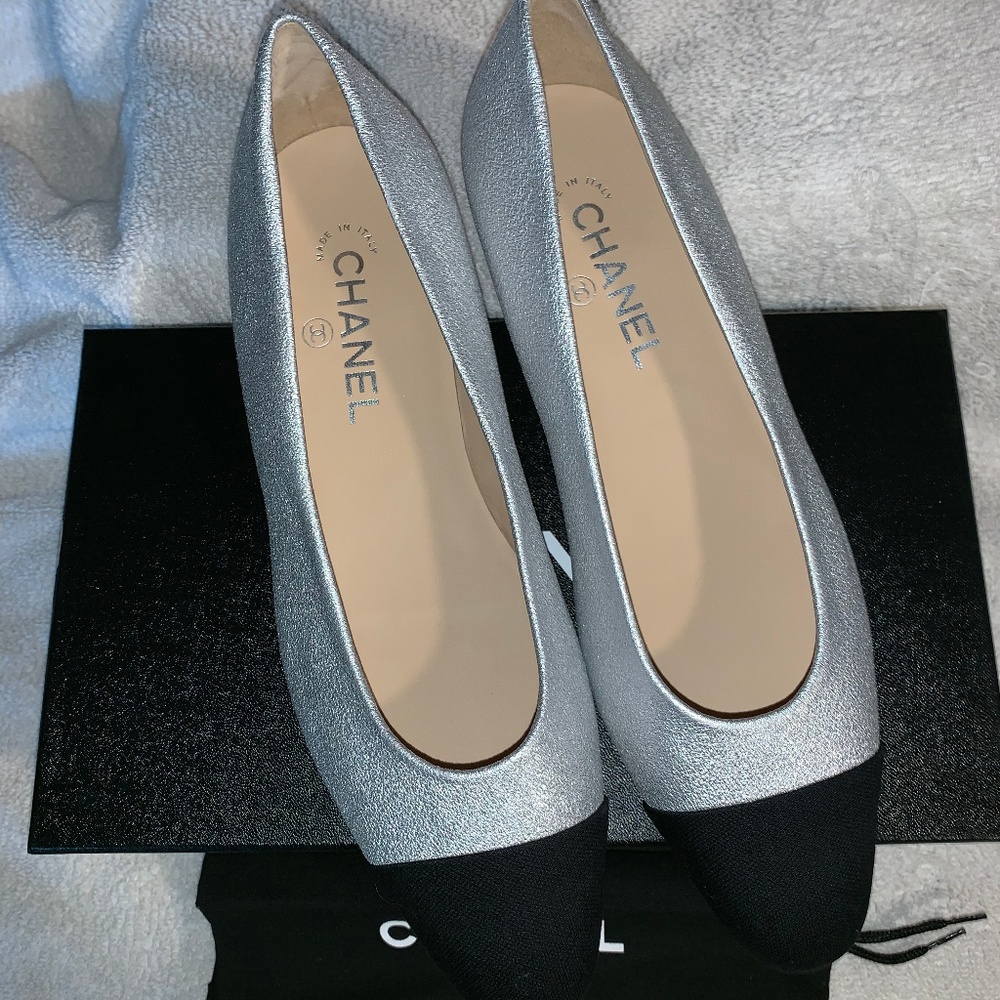 New 2 Tones Private Sales Pointed Toe Flats